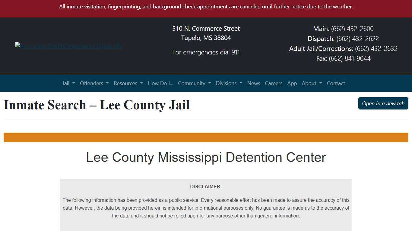 Inmate Search Lee County Sheriff's Office
